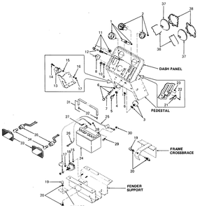 Part Location Diagram of 925-3078 Cub Cadet Cable